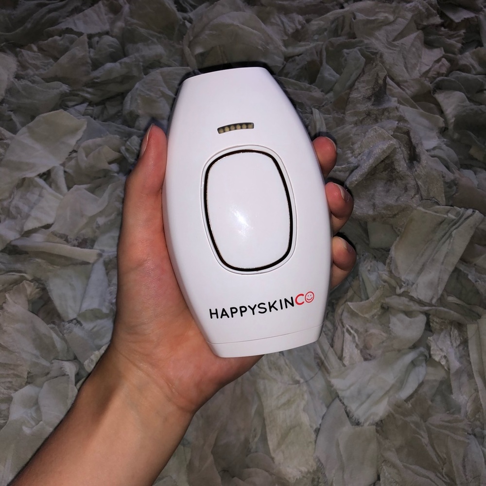 happy skin co IPL hair removal device